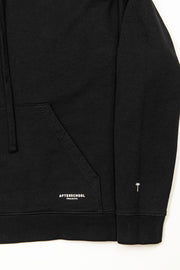 French Terry Oversized Hoodie Black