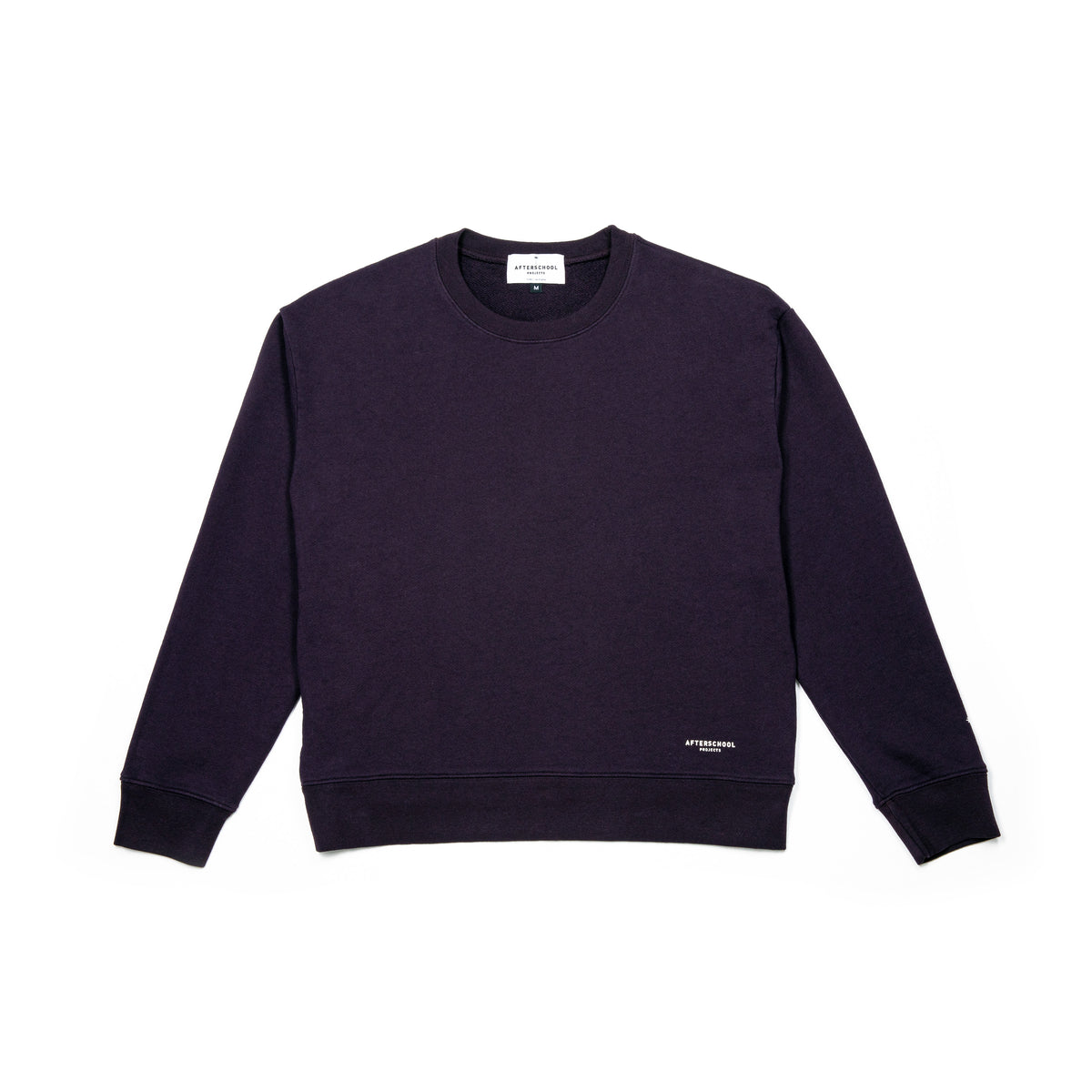 French Terry Crew Plum