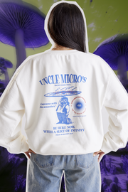 Afterschool Projects x That Wasn't a Microdose  Uncle Micro's Macro Cosmic Crewneck
