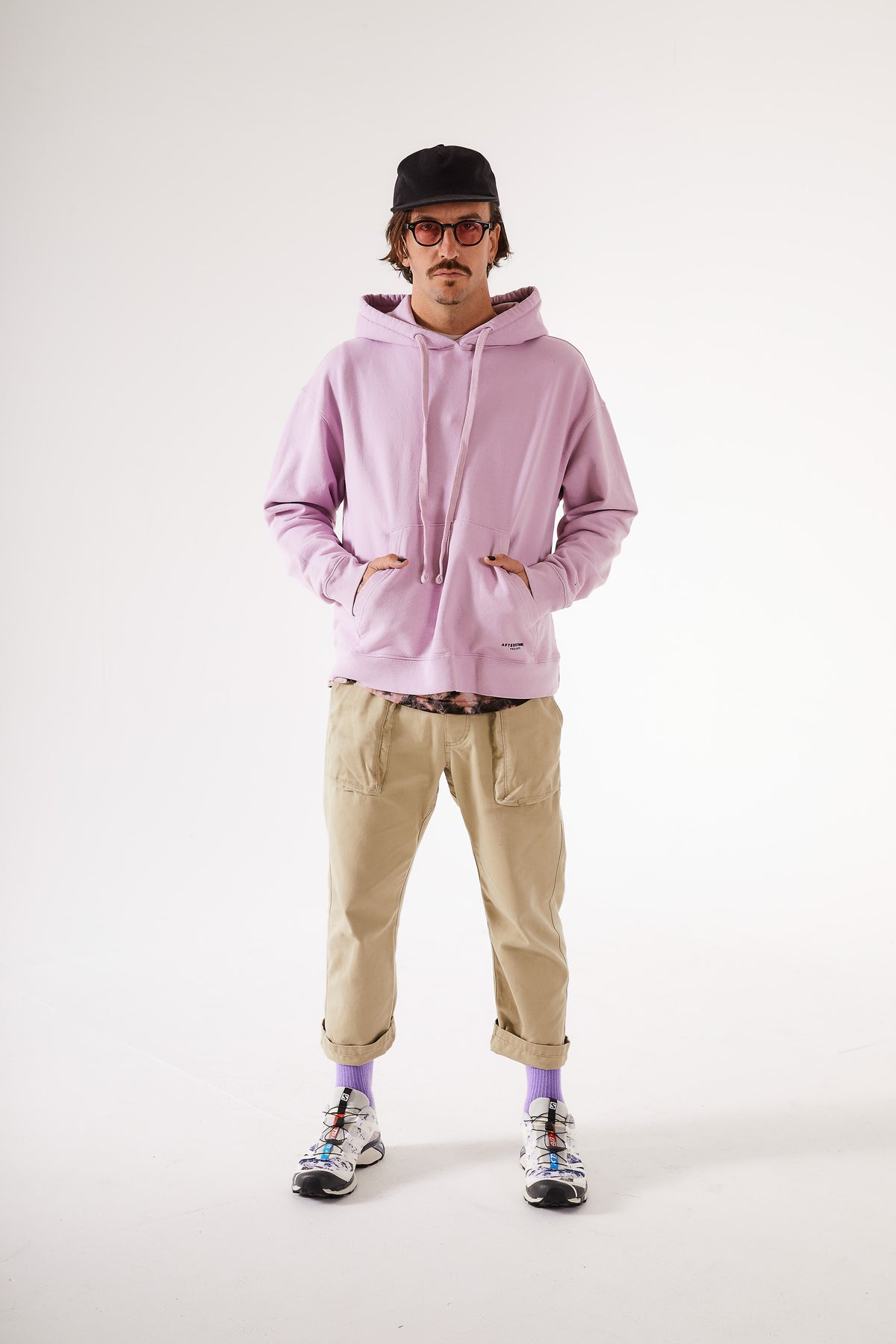 French Terry Oversized Hoodie Lilac – Afterschool Projects
