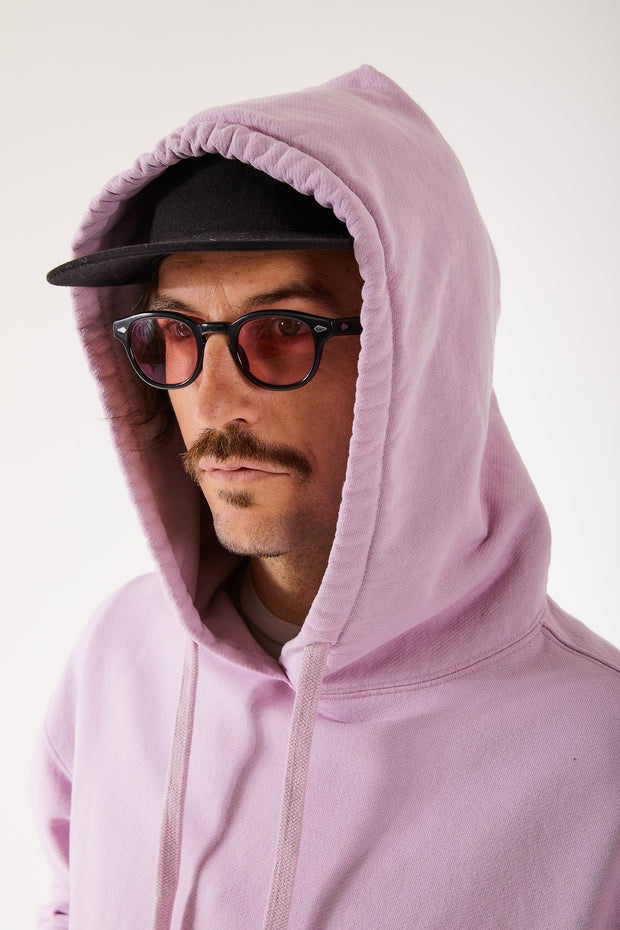 French Terry Oversized Hoodie Lilac