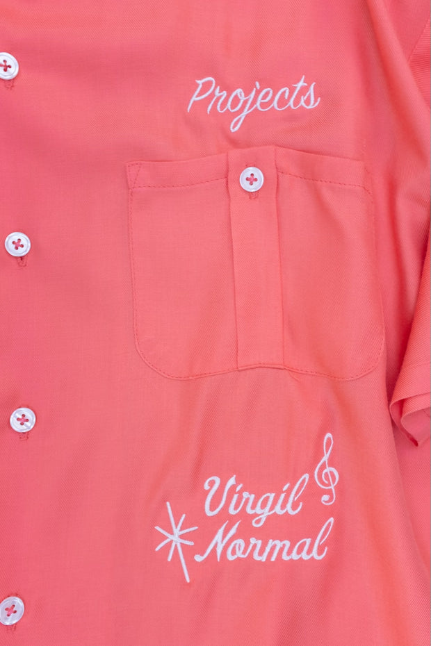 Afterschool x Virgil Normal Bowling Shirt Orange