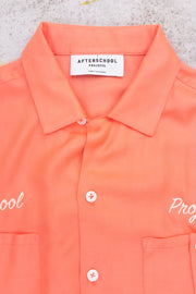 Afterschool x Virgil Normal Bowling Shirt Orange