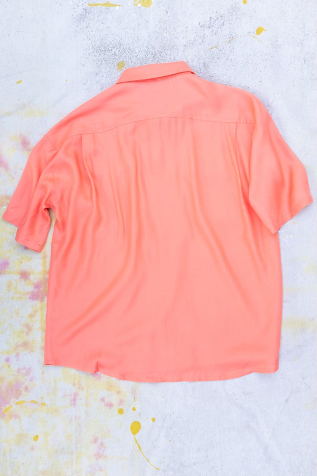 Afterschool x Virgil Normal Bowling Shirt Orange